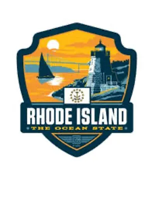 Rhode Island, RI city logo